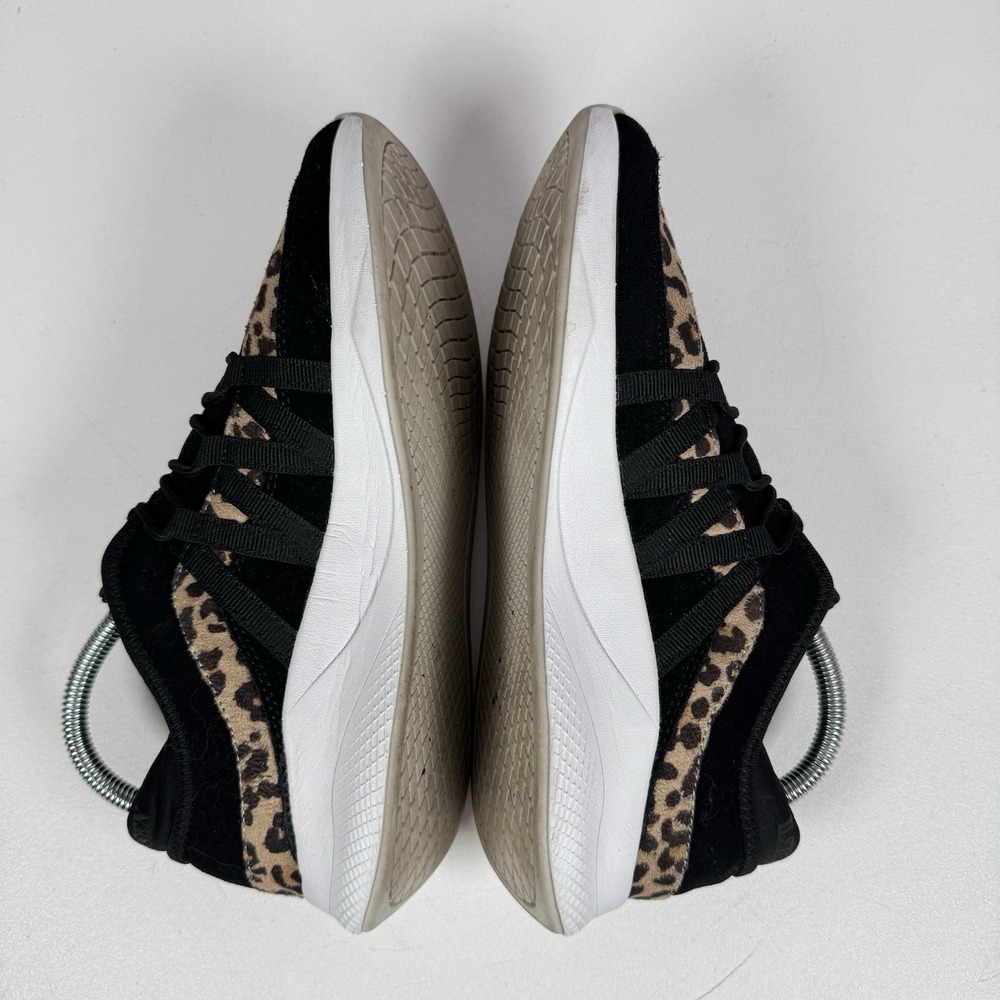 ILSE JACOBSEN Black Leopard Knit Sneaker Shoes EU 39 US 8.5-9 Amber4010 - Picture 8 of 13